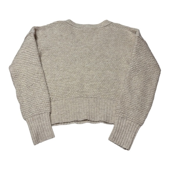 SO Women's Beige V-Neck Sweater - Picture 2 of 3